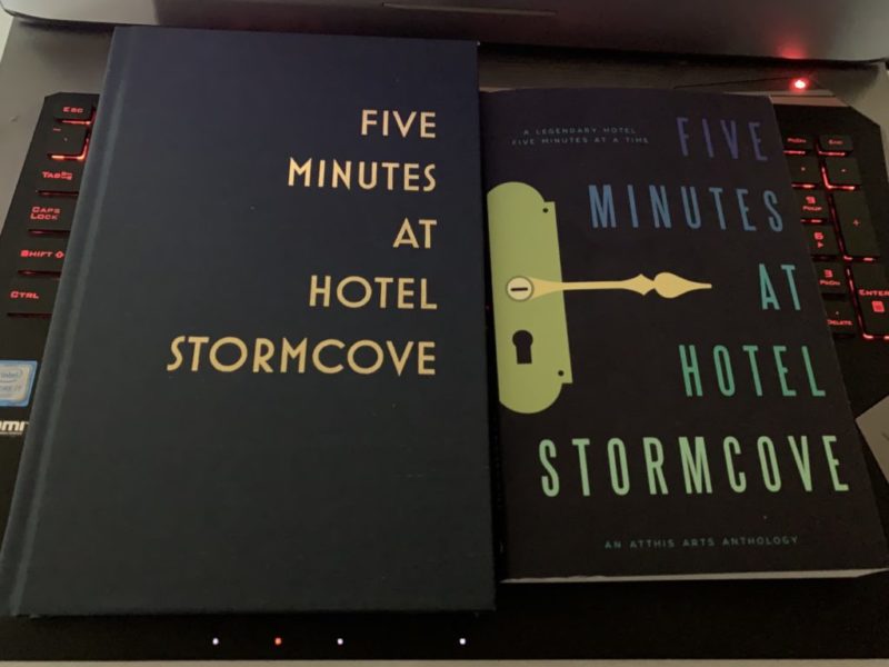 Five Minutes in Hotel Stormcove hard cover and soft cover